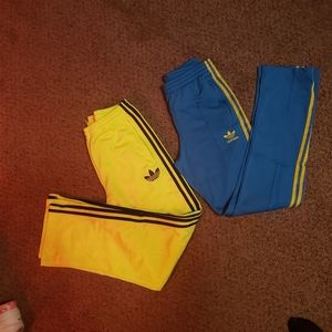 2 Pairs Adidas Track Pants